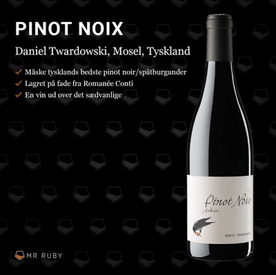 2017 Pinot Noix Ardoise, Daniel Twardowski, Mosel, Tyskland